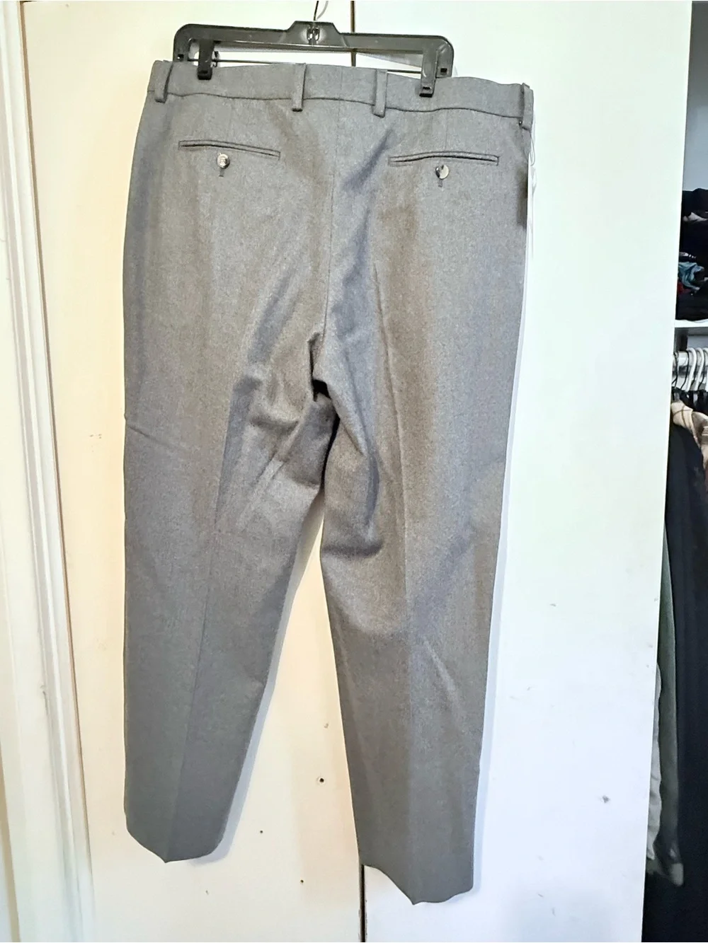 Gucci Classic Men's Gray Dress Pants with Subtle Side Stripe
